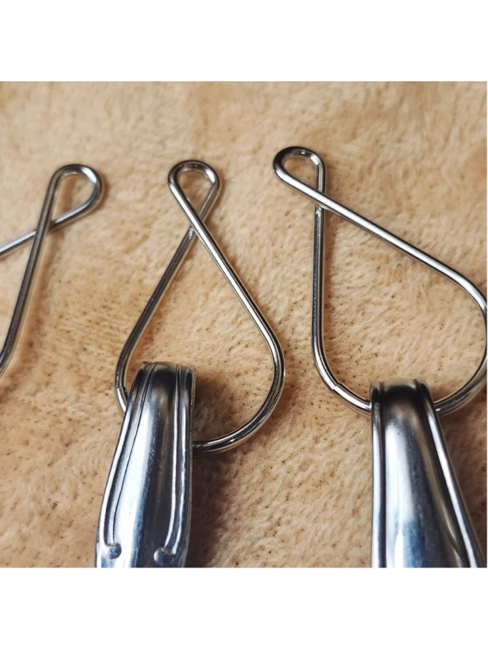 Set of 3 spoon handle Keychains